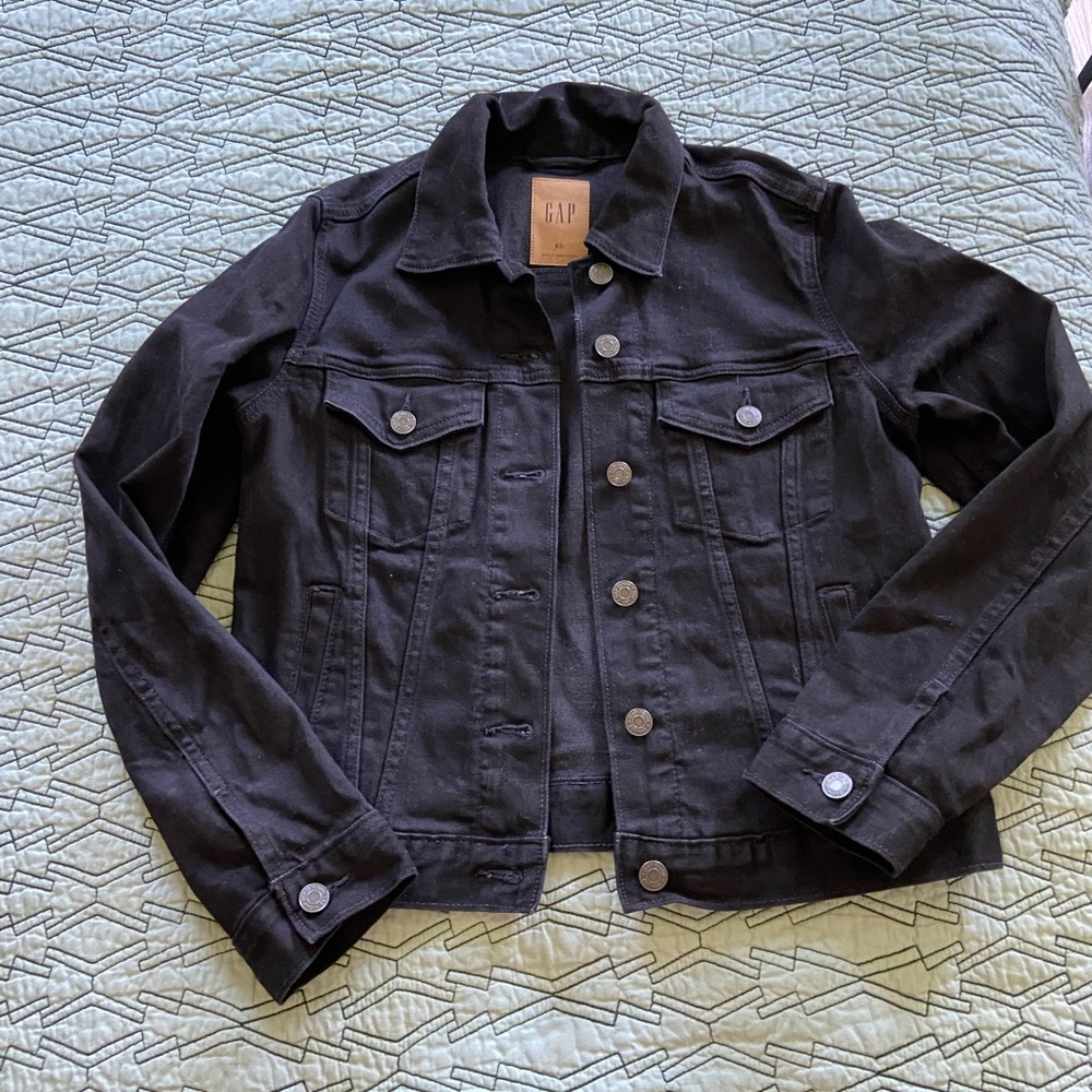 Gap Black Denim Jacket NWOT